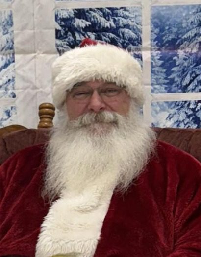 Close-up of Santa Tom at a Central Missouri Pancakes with Santa event